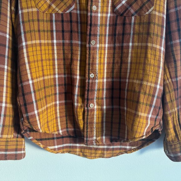 Levi’s Vintage Clothing LVC Plaid Check Flannel Shirt - Small - Picture 6 of 10